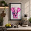Pink Elephant Wonder Modern - Print-136725389-136725390