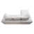 Chaise blanche droite est en rupture de stock