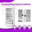 Garde-manger autoportant 78 po avec 3 tiroirs et tablettes réglables 78 po-1302684678