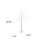 5.55' Lighted Artificial Pine Christmas Tree