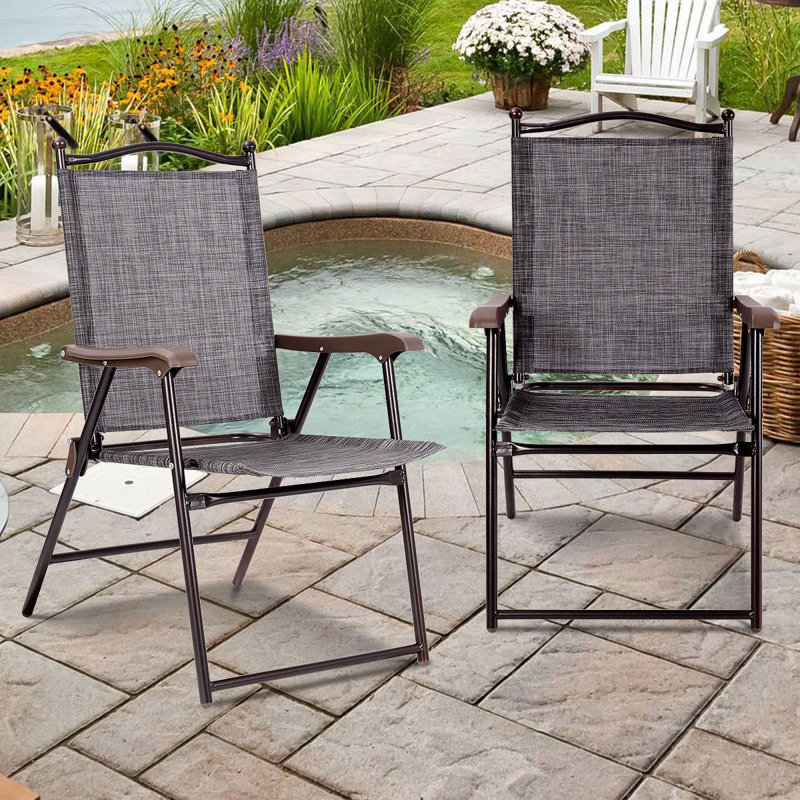 Chaise de patio Alvo, gris