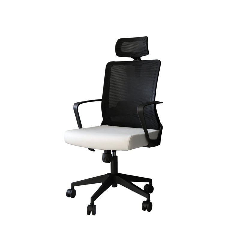 Chaise de travail Doan, Blanc