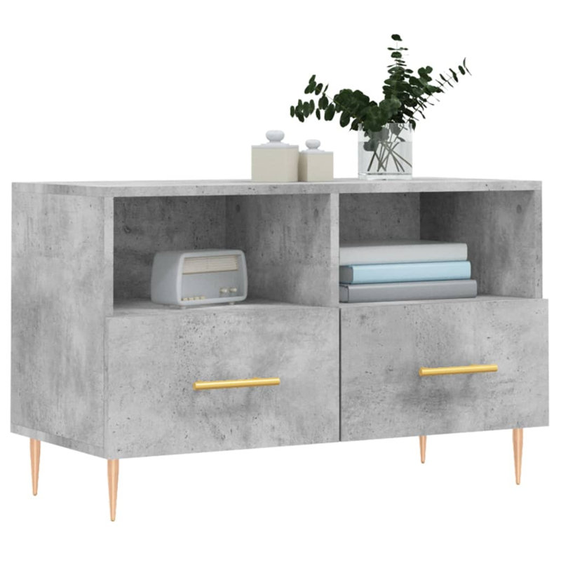 Argenziano TV Stand for TVs up to 32", Concrete Grey