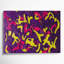 «Neo Expressionism 57», art mural sur toile mauve-1922381317