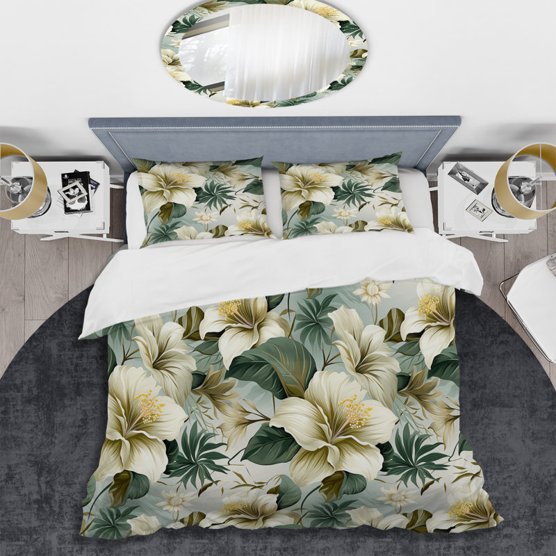 Literie Serene Jungle I, Housse de couette simple + 1 taie décorative stan
