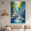 «Run Wild Gorge Canvas Monet Coastal» par Art Remedy-110303504-110303505