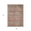 Tapis intérieur lavable abstrait 9 pi x 12 pi brun