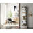 Spenser Side Entry 5 Shelf Curio Cabinet-380913557