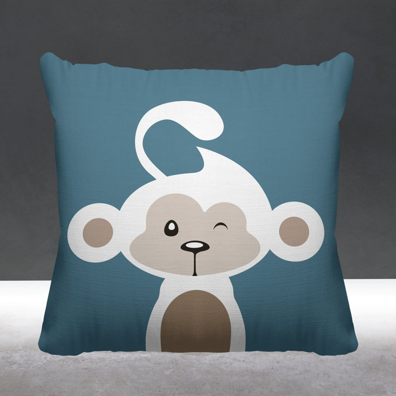 Coussin intérieur Ollie, 15 po x 15 po, Ardoise, Carré