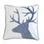 Coussin décoratif en velours Holiday Reindeer-121320081