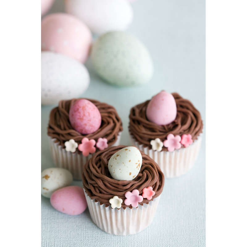 Easter Cupcakes by RuthBlack - Wrapped Canvas Print, 122cm H x 81cm W
