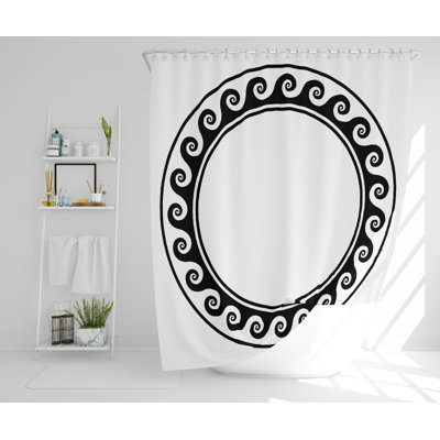 Styr Polyester Shower Curtain Set
