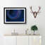 Harmony of the Night in Abstract - Picture Frame Painting Print-55738153-55738148