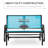 Fluker Rustic Storage Bench with 3 Drawers and 3 Rattan Baskets, Shoe Bench for Living Room, Entryway-1218187456