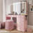 Brielle Premium Makeup Vanity With Bluetooth Speakers And Full LED Mirror-106057660