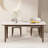 Sintered Stone tabletop Solid Wood Dining Table-637536177