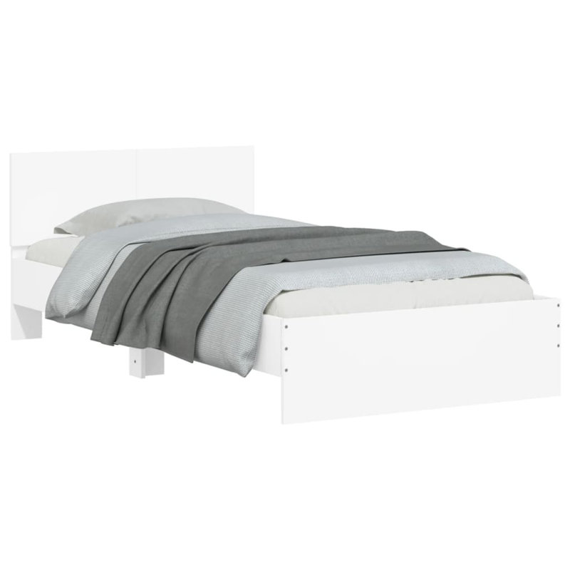 Nyleen Bed, EU Single (3'4), White