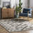Geometric Hand Hooked Jute/Cotton Light Gray/Ivory Area Rug-2138780575