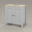 Armoire de salle de bain autoportante Karyah, bois
