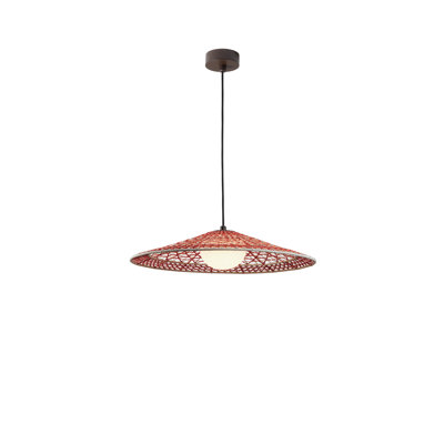 Nans 1 - Light Graphite Brown LED Cone Pendant