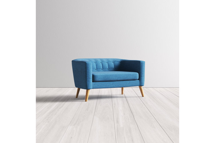 Niemeyer 51.5" Tuxedo Arm Loveseat