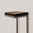 C Shape Rustic Side Table-795857609