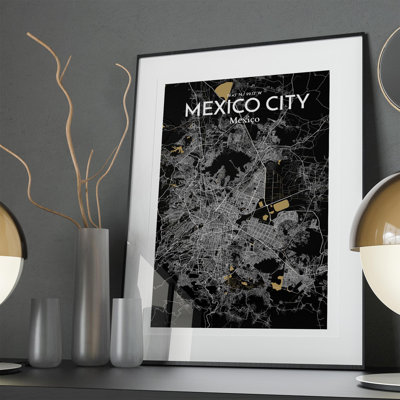 «Mexico City Map», impression