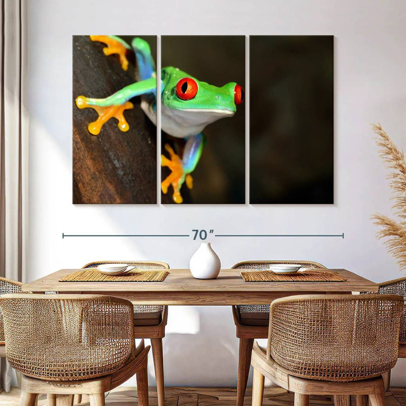 Brampt Tiny Red-Eyed Tree Frog, 42" H x 65" W