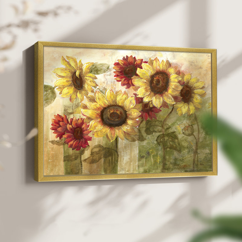 Sunflower's Delight -Framed Print - Restickable