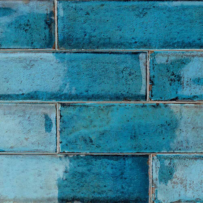 Castle 3X12 Ceramic Wall Tile, Denim