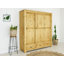 Mccollough 3 Door Solid Wood Wardrobe
