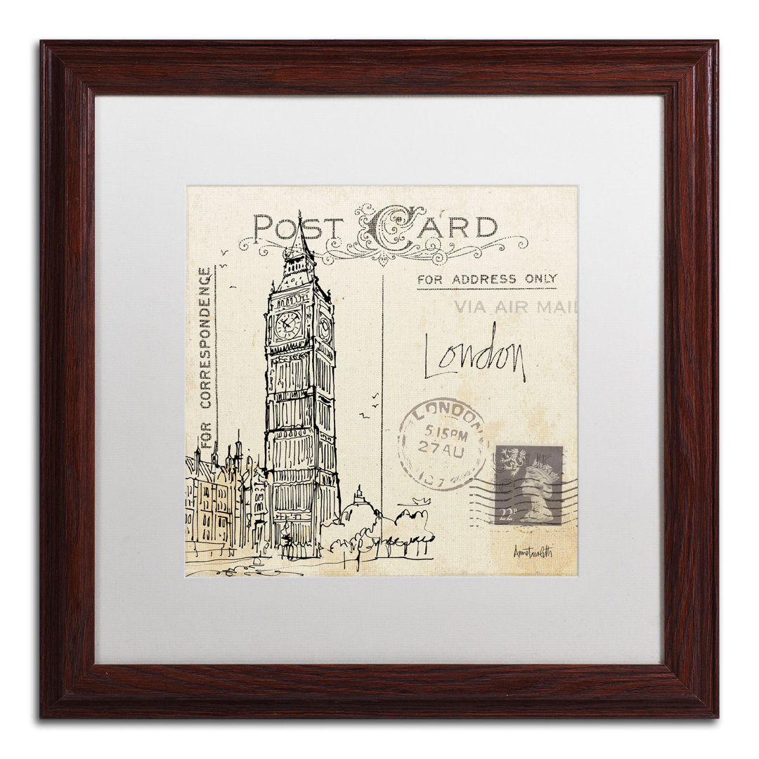 Ladzi 'Postcard Sketches II' by Anne Tavoletti Framed Graphic Art Williston Forge