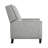 Modern Home Furniture Reclining Chair 1Pc Textured Fabric Upholstered Nailhead Trim Solid Wood Frame Self-Reclining Motion Chair-114238271