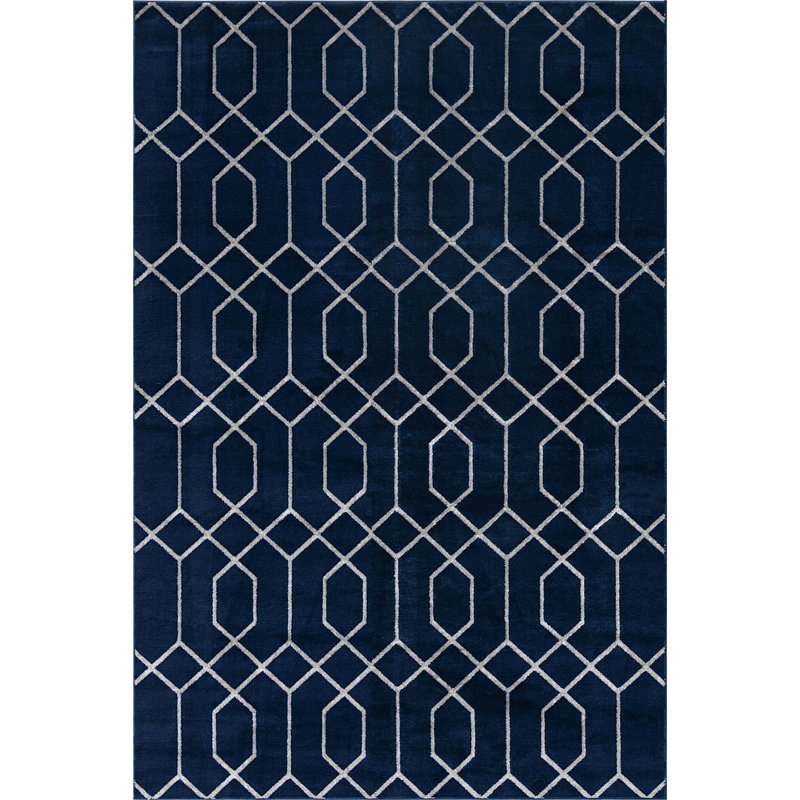 Geometric Indoor Rug, Rectangle 6' x 9'