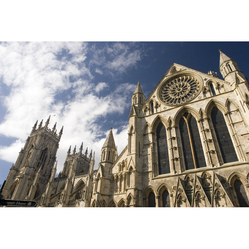 York Minster In Daytime by Moomoocowsly - Wrapped Canvas Print, 61cm H x 91cm W x 3.8cm D