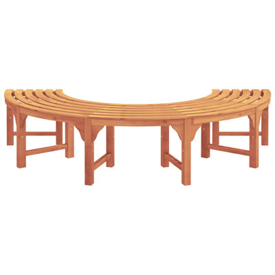 Wooden Tree Bench by Millwood Pines