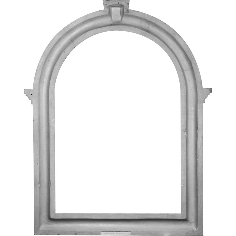 Garniture de persienne d'aération Gable, style Art déco avec GVCA22X32