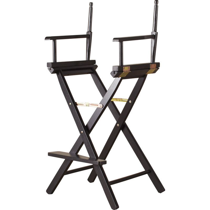 Chaise de réalisateur pliante Craighead, Noir, 18 po