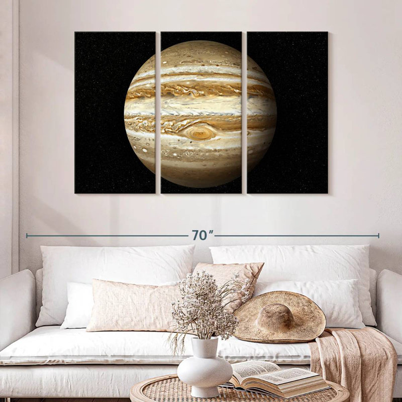 Oberle Jupiter Planet, 32" H x 50" W