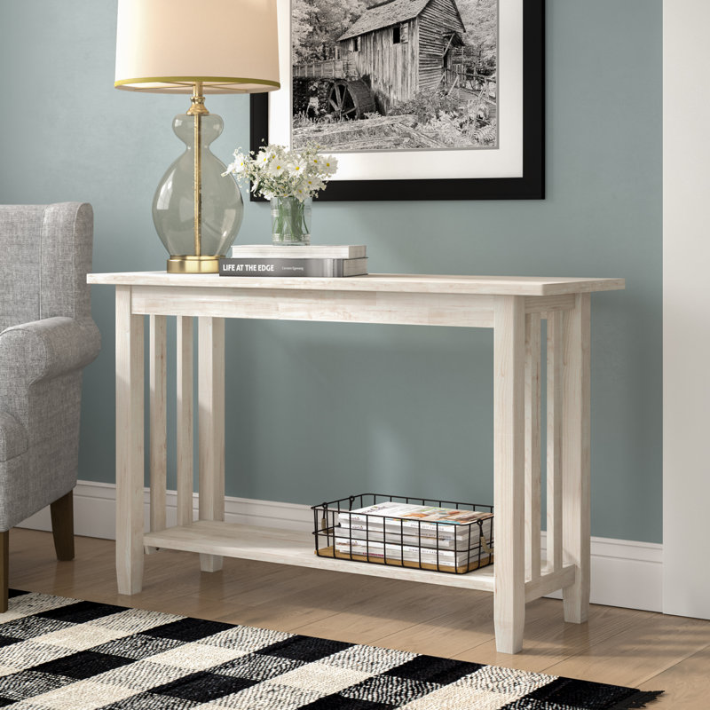 Console en bois massif 48 "Manatuto