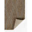 Tapis intérieur / extérieur à motif géométrique en sergé brun / beige-1110497632