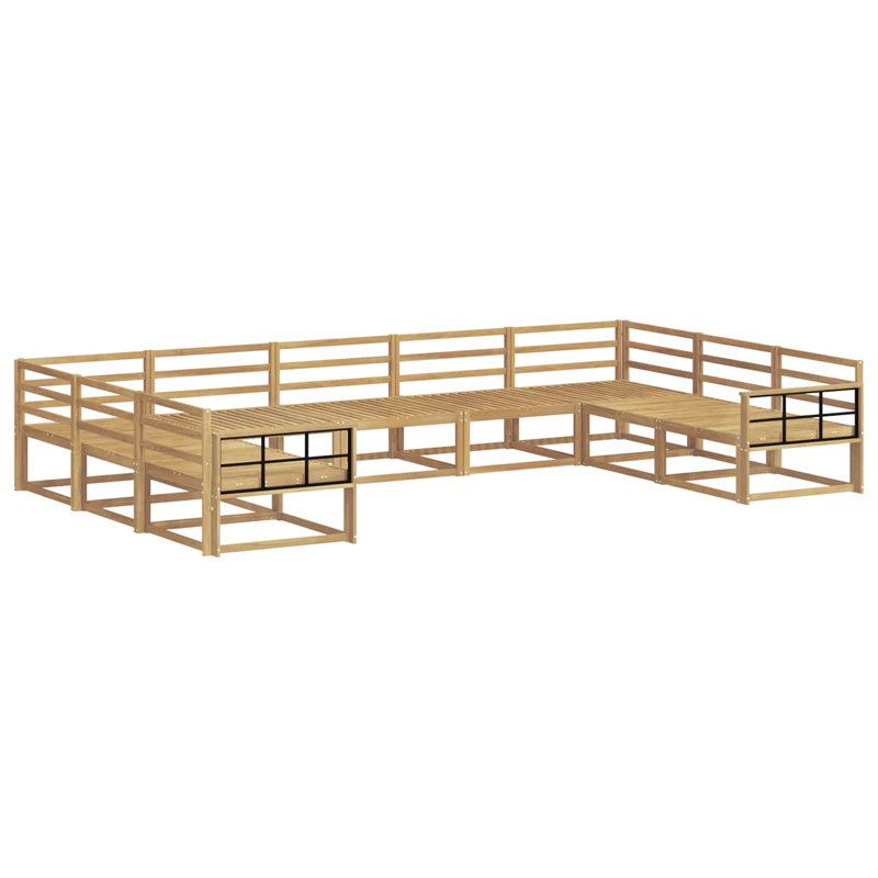 404cm Wide Patio Sectional Set
