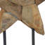 vidaXL Christmas Star Brown Solid Teak Wood-121073141