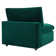 Commix Down Filled Overstuffed Performance Velvet 3-Seater Sofa In Green
