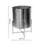 Zendaya Embossed Metal Planter with Stand-1464308645