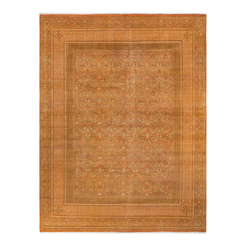 Classic One-of-a-Kind 9' 4" X 12' 1" Hand Knotted Area Rug
