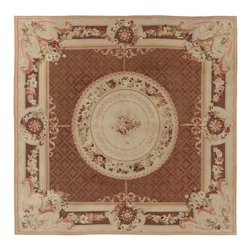 Antique One-of-a-Kind 11'1" X 11'3" Area Rug