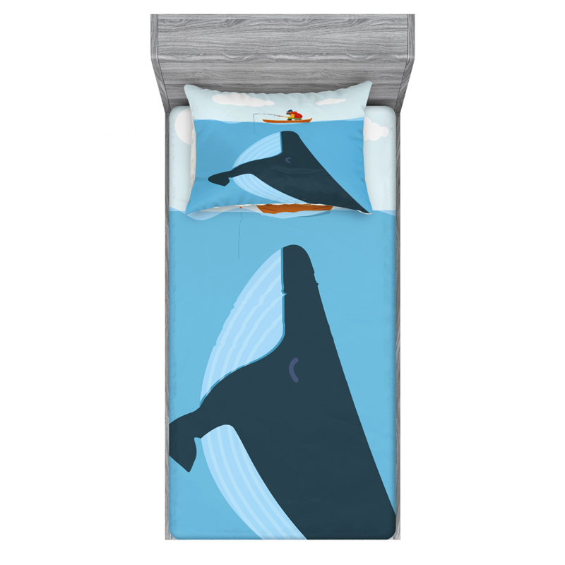 Microfiber Sheet Set, Twin Sheet Set with 1 Pillowcase
