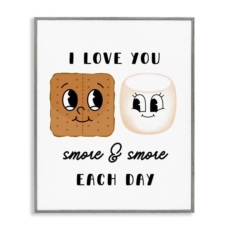 «Love You Smore Every Day» par Katie Griggs, Estampe numérique Farmhouse, H 14 po x l 11 po