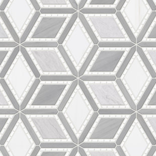 Carrelage à motif mosaïque en marbre Julian